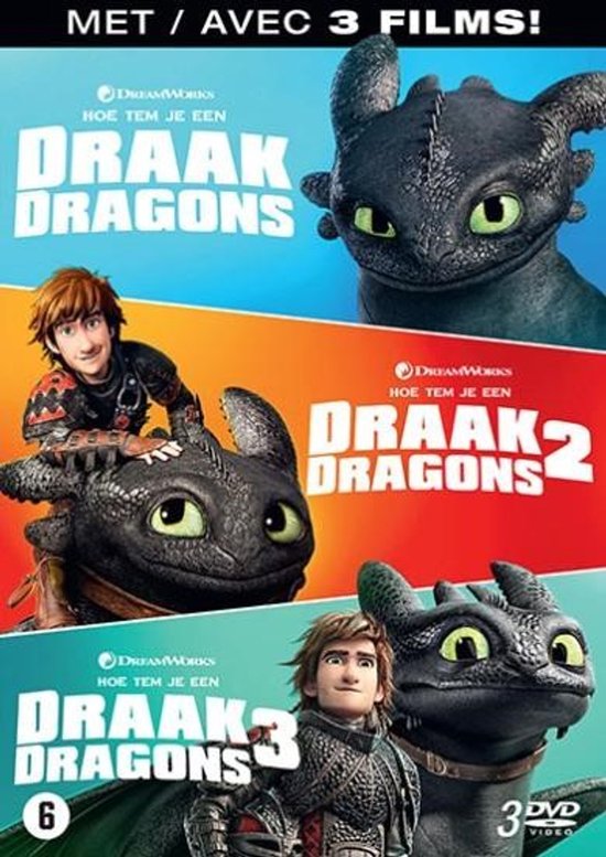 Hoe Tem Je Een Draak 1 - 3 (DVD)