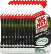 WC Net  - WC Reiniger - Hygiene Active Gel - Energy - 12 x 750ML - Voordeelverpakking