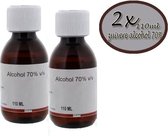 2x 110ml Zuivere alcohol 70%