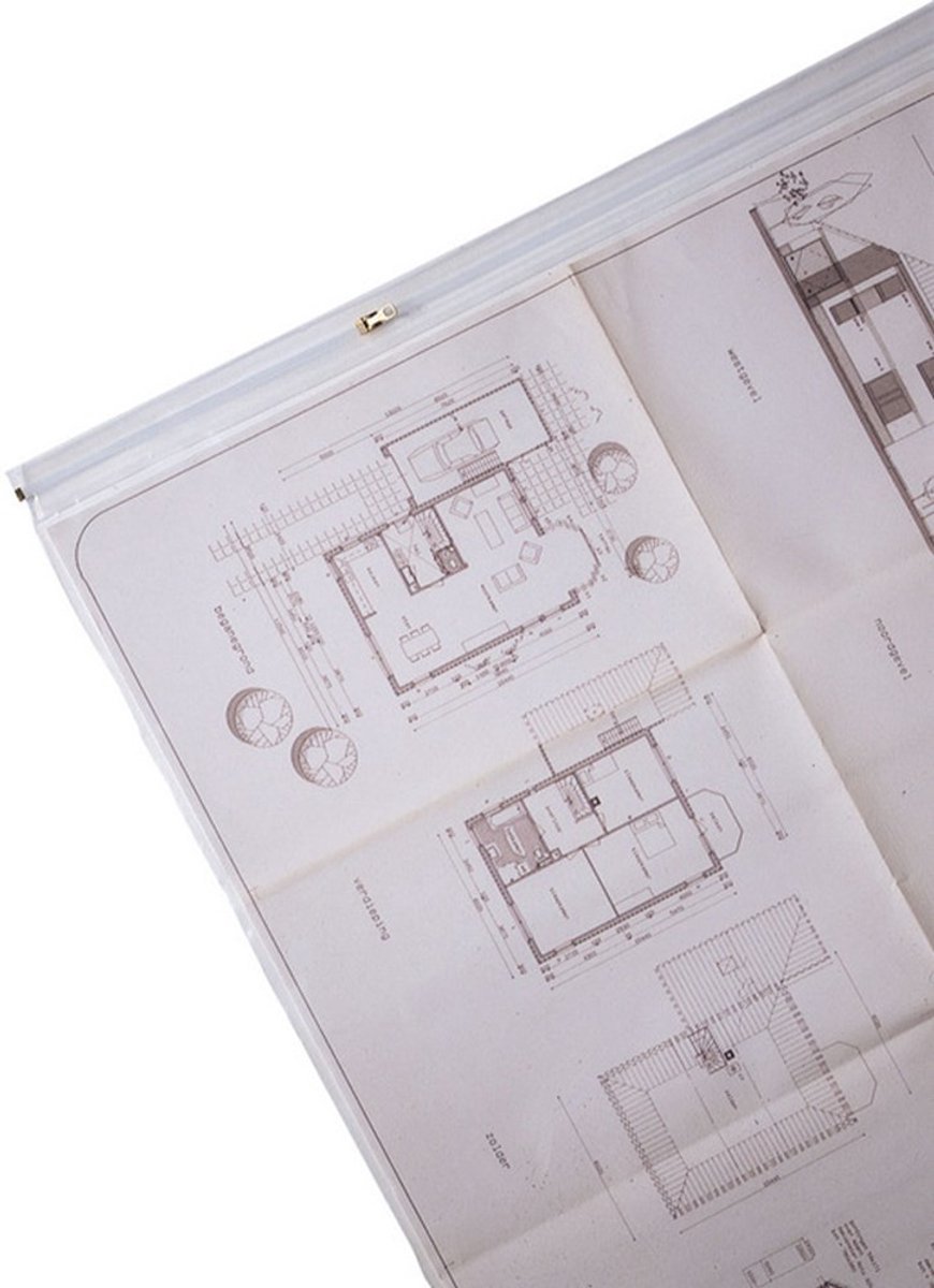 HACOM Tekeninghoes Pvc M Rits 841x1189mm A0