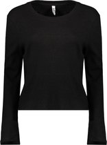 Jacqueline de Yong Trui Jdyeskild L/s Wide Sleeve Top Jrs 15234604 Black Dames Maat - XL