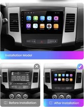 CarPlay Mitsubishi Outlander 2005-2011 (voor originele systeem MET Rockford) 8core Android 10 navigatie Bluetooth USB WiFi  2+32GB 4G