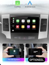 CarPlay Mitsubishi Outlander 2005-2011 (voor originele systeem zonder Rockford) 8core Android 10 navigatie Bluetooth USB WiFi  2+32GB 4G