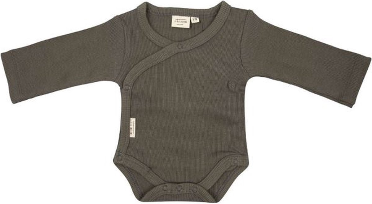 Little Indians Baby Overslagromper Lange mouw Dusty olive