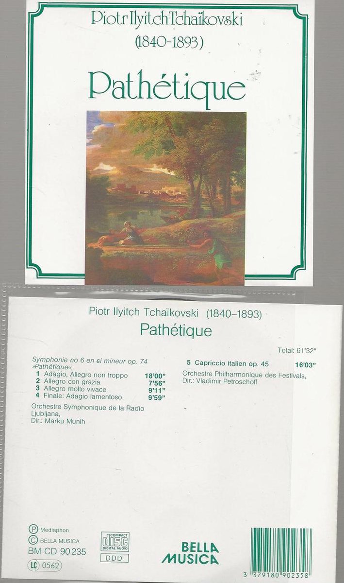 TCHAIKOVSKI - PATHÉTIQUE