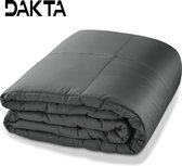 Dakta® Verzwaringsdeken | Helpt Slapen | Dekbed | Winter Warm | Deken | Minder Angst | Weighted Blanket | Grijs | 153 x 203 CM | 9 KG