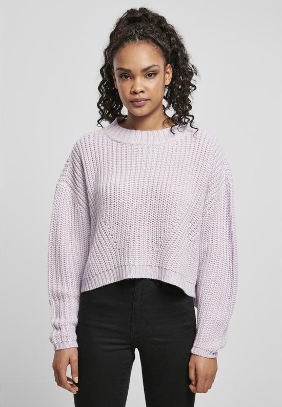 Urban Classics - Wide Oversize Sweater/trui - 2XL - Paars