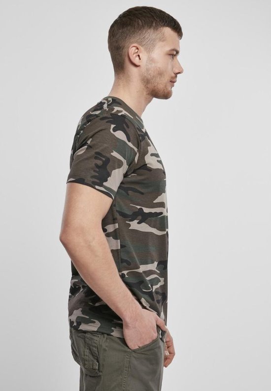 Brandit Premium Heren T-shirt - woodland - 7XL