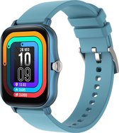 Webvision® - Blauw - Smartwatch Heren & Dames - HD Touchscreen - Horloge - Stappenteller - Bloeddrukmeter - Saturatiemeter - Cadeau
