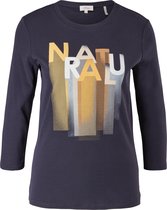 s.Oliver Dames T shirt 3/4 Mouw - Maat L (40)