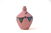 Floz spaarpot - aardewerk - roze - origineel cadeau - fairtrade uit Nepal