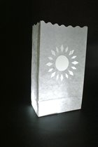 10 x Candlebags Zonnebloem, papieren lichtzak candlebag