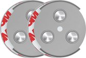 SAVS RMAX-45 magnetische montageset voor rookmelders - 45 mm - 2 stuks - Rookmelder bevestiging magneet - Magneetbevestiging - Montagekit