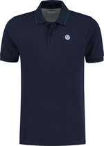 North Sails North Sails Pique Polo  Poloshirt - Mannen - donker blauw/blauw