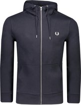 Fred Perry Vest Blauw Normaal - Maat L - Heren - Herfst/Winter Collectie - Katoen;Polyester