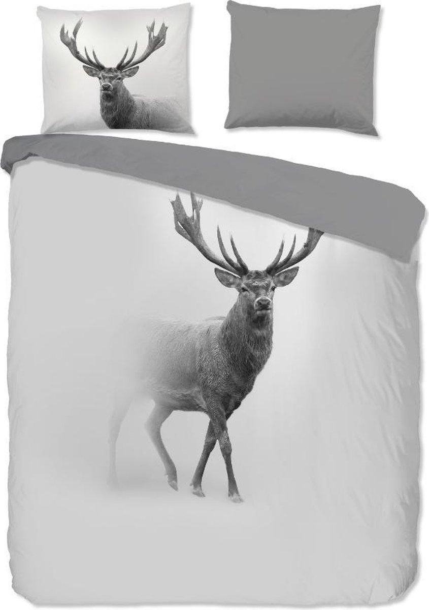 Zachte Dekbedovertrek Lits-Jumeaux Deer | 240x200/220 | Soepel En Kleurecht | Strijkvrij