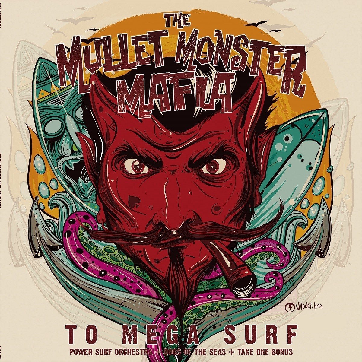The Mullet Monster Maffia - To Mega Surf (CD)