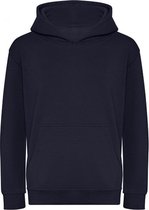 Kids Organic Hoodie Maat 3/4 (XS) (Nieuw Frans Marine)