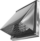 Kaprooster met grofmazig gaas Ø 150 mm RVS