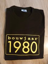 T-shirt met jaar 1980 XL ( cadeau tip )