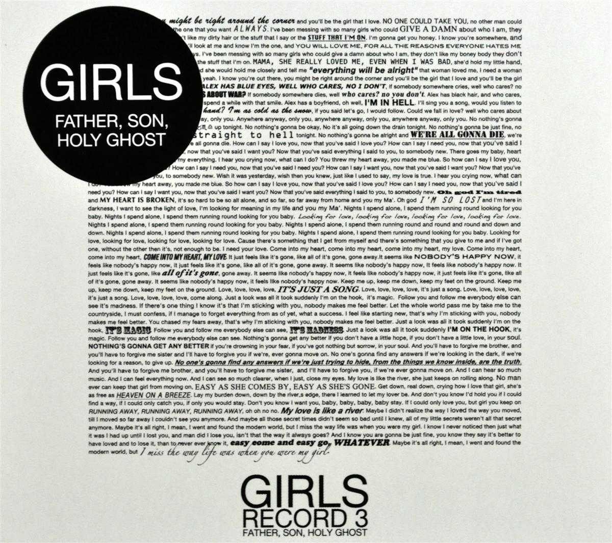 Girls - Father, Son, Holy Ghost (CD)