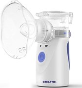 Creartix® Aerosoltoestel - Ultrasone Vernevelaar - Inhalatieapparaat voor kinderen en volwassenen - Inhalator - Aerosol Baby en volwassenen - Waterverstuiver - Inhaler - Helpt tege