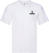 Masqeur kleding - T-shirt v-hals panda (maat XL)