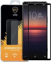 Sony Xperia 1 II screenprotector - MobyDefend gehard glas screensaver - Zwarte randen - Screen Protector - Glasplaatje Geschikt Voor: Sony Xperia 1 II