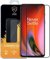 OnePlus Nord 2 Screenprotector - MobyDefend Gehard Glas Screensaver - Zwarte Randen - Screen Protector - Glasplaatje Geschikt Voor: OnePlus Nord 2