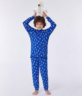 Woody pyjama jongens - ijsbeer - print - 212-1-PZL-Z/910 - maat 164