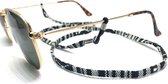 Mode | Cordon à lunettes Panda | Lunettes de Soleil Cordon Zwart Wit | Lunettes de soleil string
