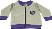 RSC Anderlecht sweatvest Baby Baseball grijs maat 86/92 (1 a 2 jaar)