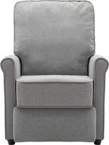 TV fauteuil lichtgrijs stof