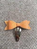 Klik Klak Haarspeldjes - Setje Haarknipjes Meisje Baby Peuter - Haarclip - Oranje Glitter