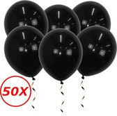Zwarte Ballonnen Verjaardag Versiering Zwarte Helium Ballonnen Halloween Feest Versiering Zwart 50 Stuks