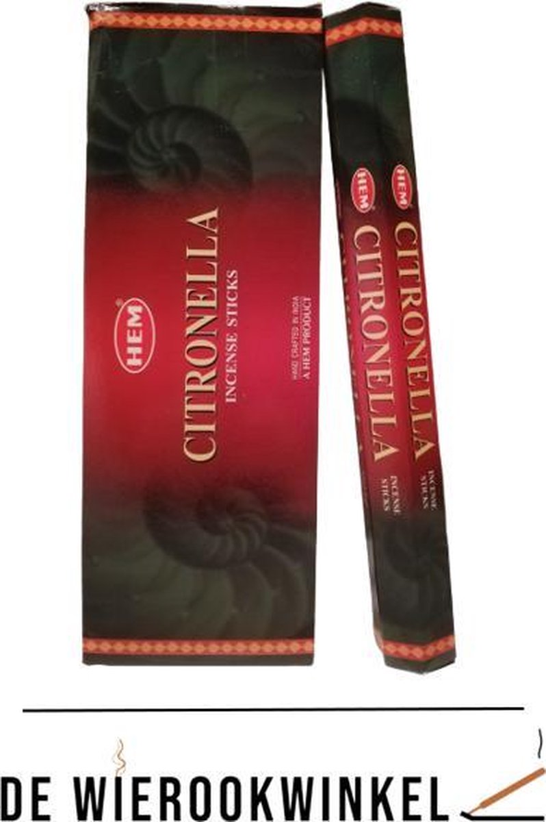 HEM Wierookstokjes Citronella - (HEM) - 6 Kokers - 120 Stokjes