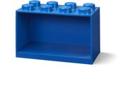 LEGO Iconic Wandschap - Blauw - 31.8 x 15.9 x 21.1 cm. - 8 brick