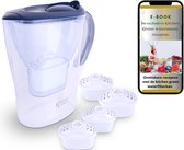 Bol.com Kitchen Green Waterfilterkan Anti-Kalkcoating - Makkelijk te vullen - Incl. 4x filterpatronen en E-Book aanbieding