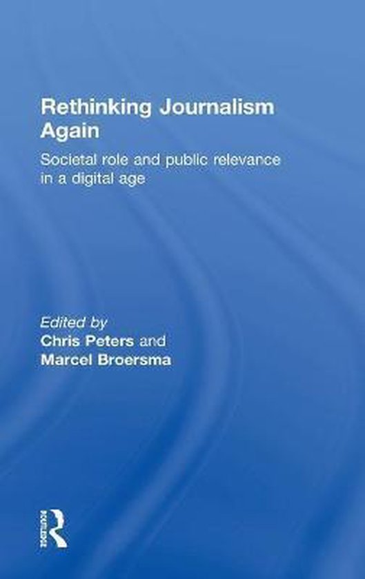 Rethinking Journalism Again - cover