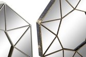 Wandspiegel DKD Home Decor Spiegel Champagne Licht koper Polypropyleen (25 x 2 x 25 cm) (2 pcs)