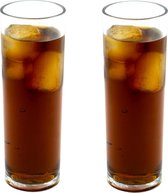 2x Longdrinkglas Cairo 22cl l Onbreekbare kunststof l Plastic drinkglazen