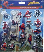 Marvel's Spiderman Foam Stickers +/- 22 Stickers