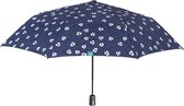 mini-paraplu Time dames 96 cm microfiber blauw