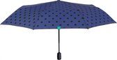mini-paraplu Time dames 98 cm microfiber blauw