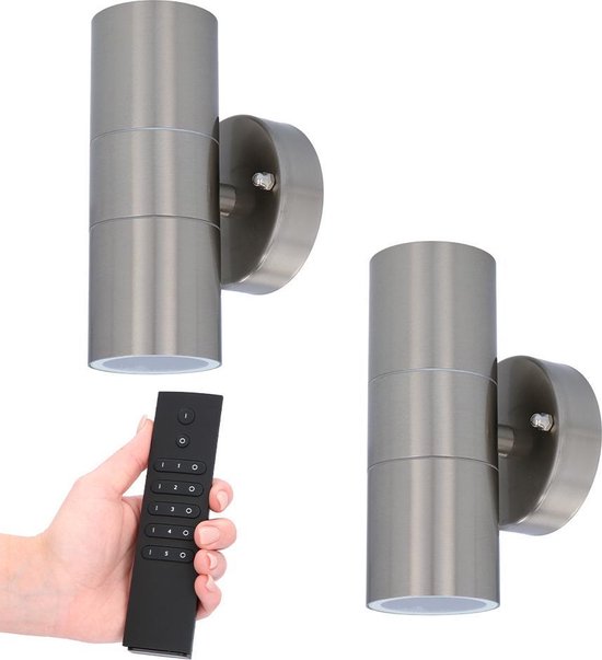 LED Wandlamp met Afstandsbediening - Dimbare Spiegelverlichting met 3