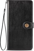 iPhone SE 2020 Book Case Hoesje met Magnetische Sluiting - PU Leer - TPU - Pasjeshouder - Apple iPhone SE 2020 - Zwart