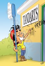 POSTER Cartoon - Tandarts, Mondhygiënist, Orthodontist - Deurbel - 50 x 70 cm door Roland Hols