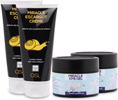 QSL | Combideal - Miracle escargot crème 2 x 200ml - Miracle KP8 gel 2 x 250ml