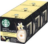 Starbucks by Dolce Gusto capsules Madagascar Vanilla Macchiato- 3 doosjes à 12 koffiecups