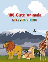 100 Cute Animals Coloring Book